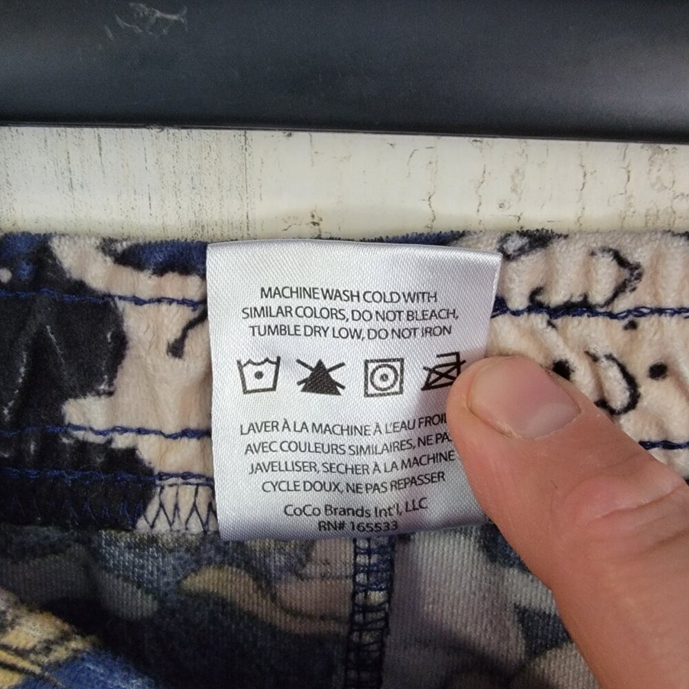 Peanuts Men's Pajama Fleece Pants - Picture 3 of 4